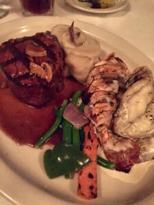 lobster tail filet mignon