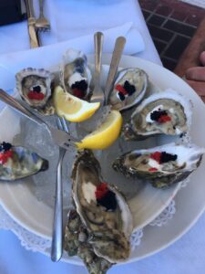 oysters caviar